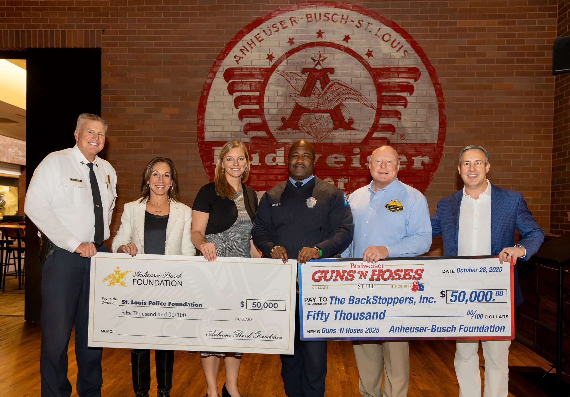 Anheuser-Busch Honors St. Louis First Responders with $100,000 Donation for National First Responders Day