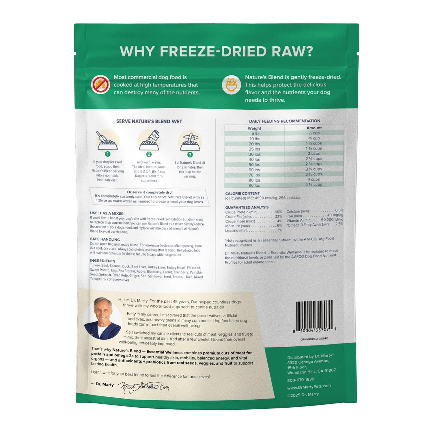 Image of Nature's Blend Essential Wellness (rear view)