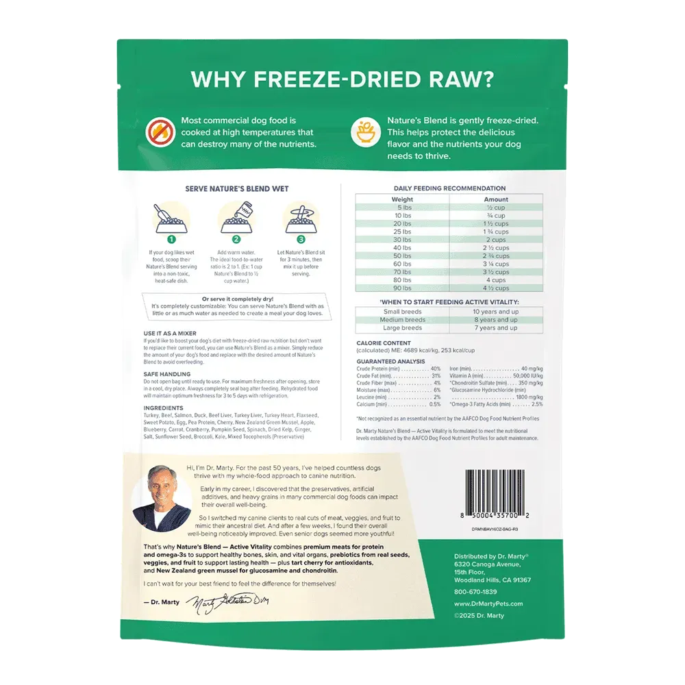 Nature’s Blend <br> Active Vitality