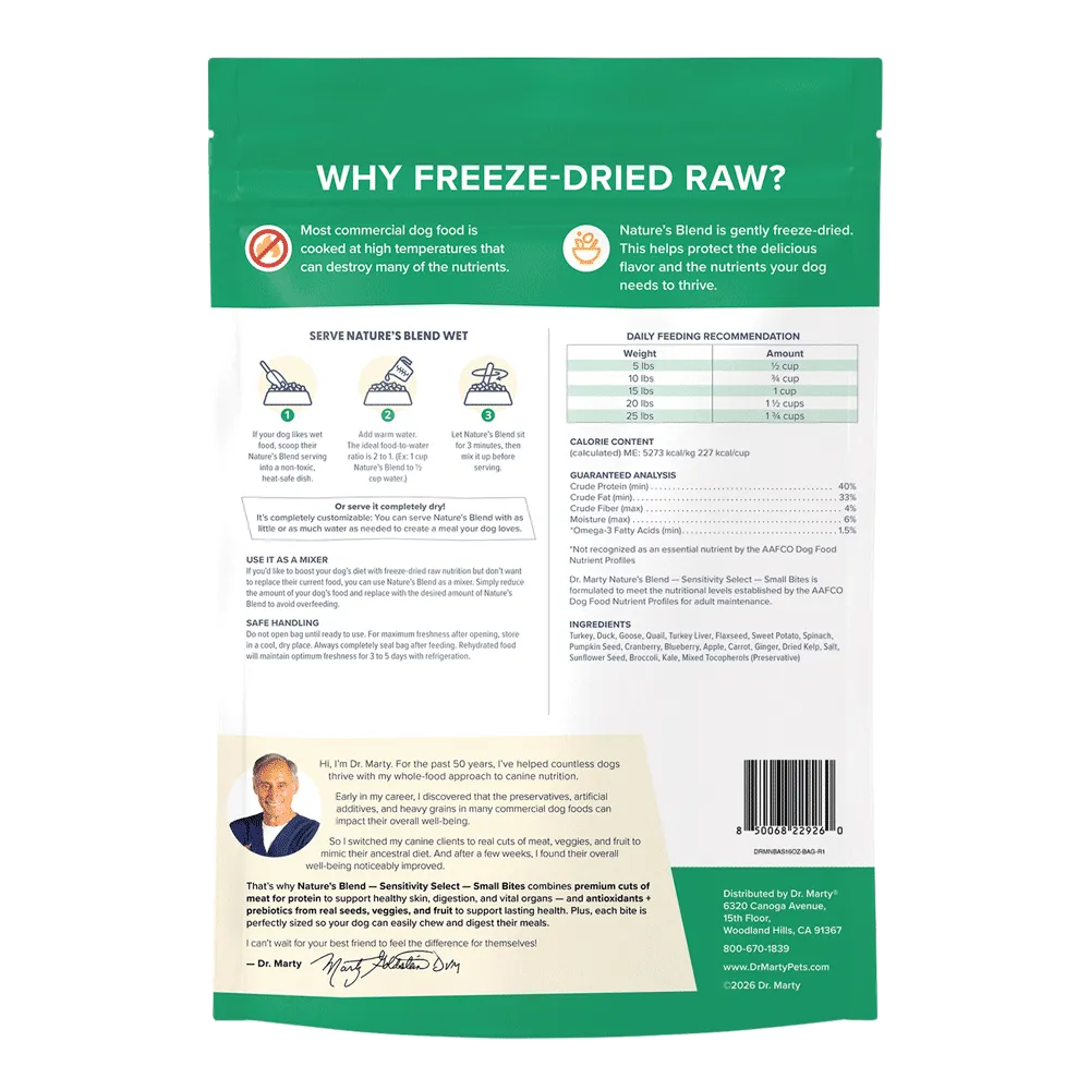 Nature's Blend Sensitivity Select Small Bites