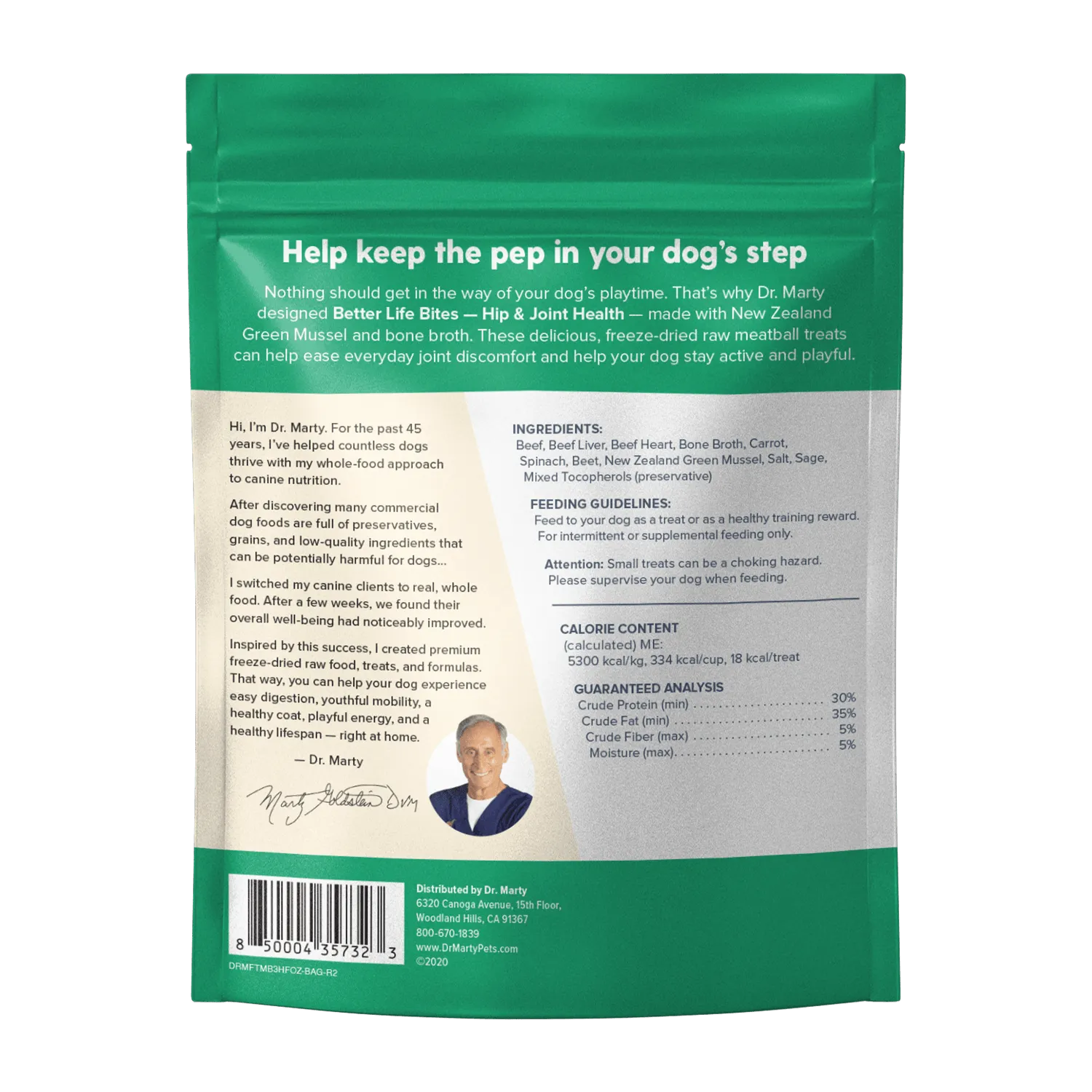 Image of Better Life Bites - Hip & Joint Health (rear view)