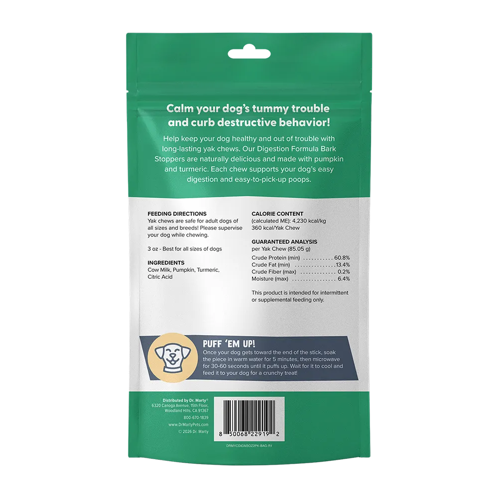Image of Bark Stoppers Digestion Formula Medium (rear view)