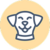 icon - happy mood dog