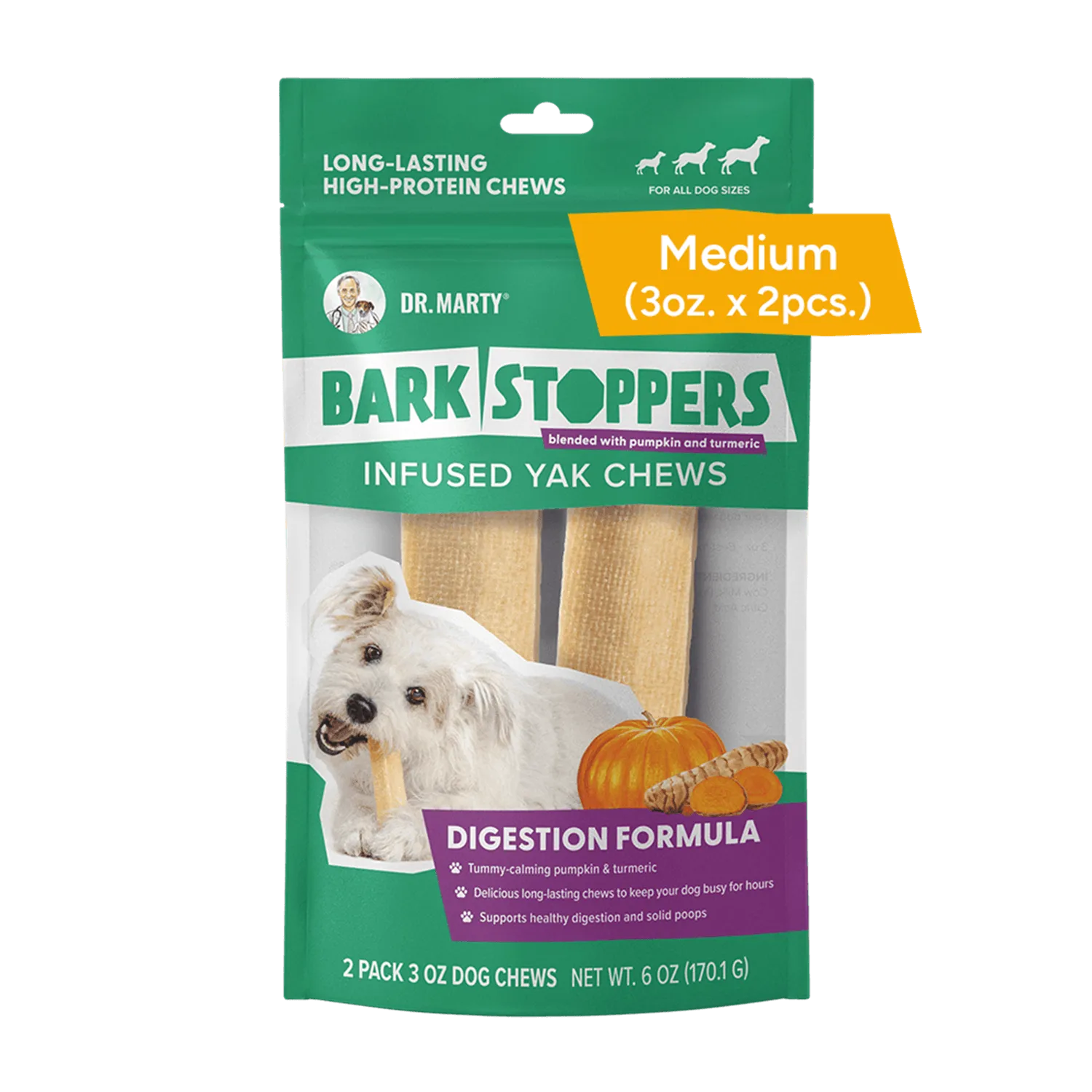 Image of Bark Stoppers Digestion Formula Small (front view)