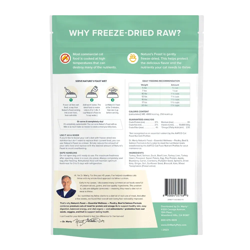 Nature’s Feast – Essential Wellness – Poultry, Beef, & Salmon