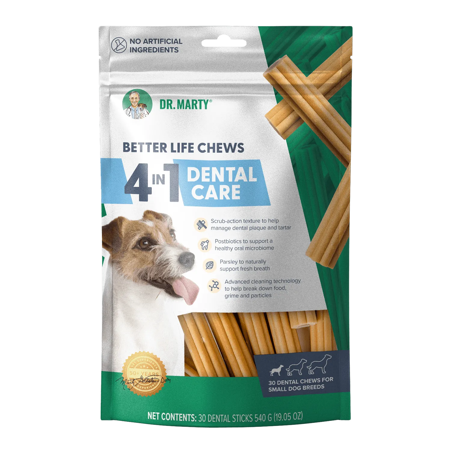 Image of Better Life Chews 4-in-1 Dental Care (for small-sized dogs)