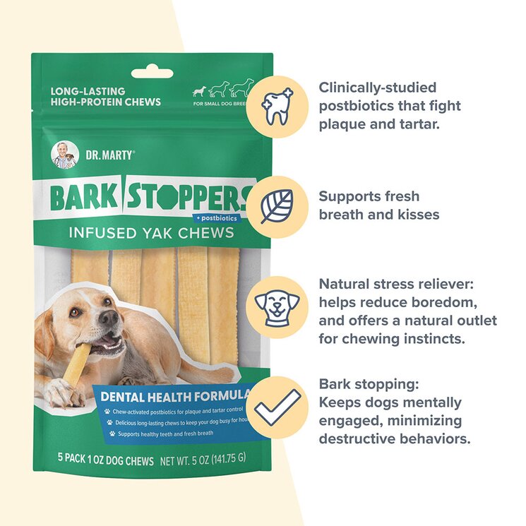 Image of Bark Stoppers Dental Formula product benefits