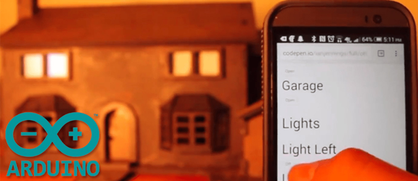 How I Built an Arduino Controlled House Model