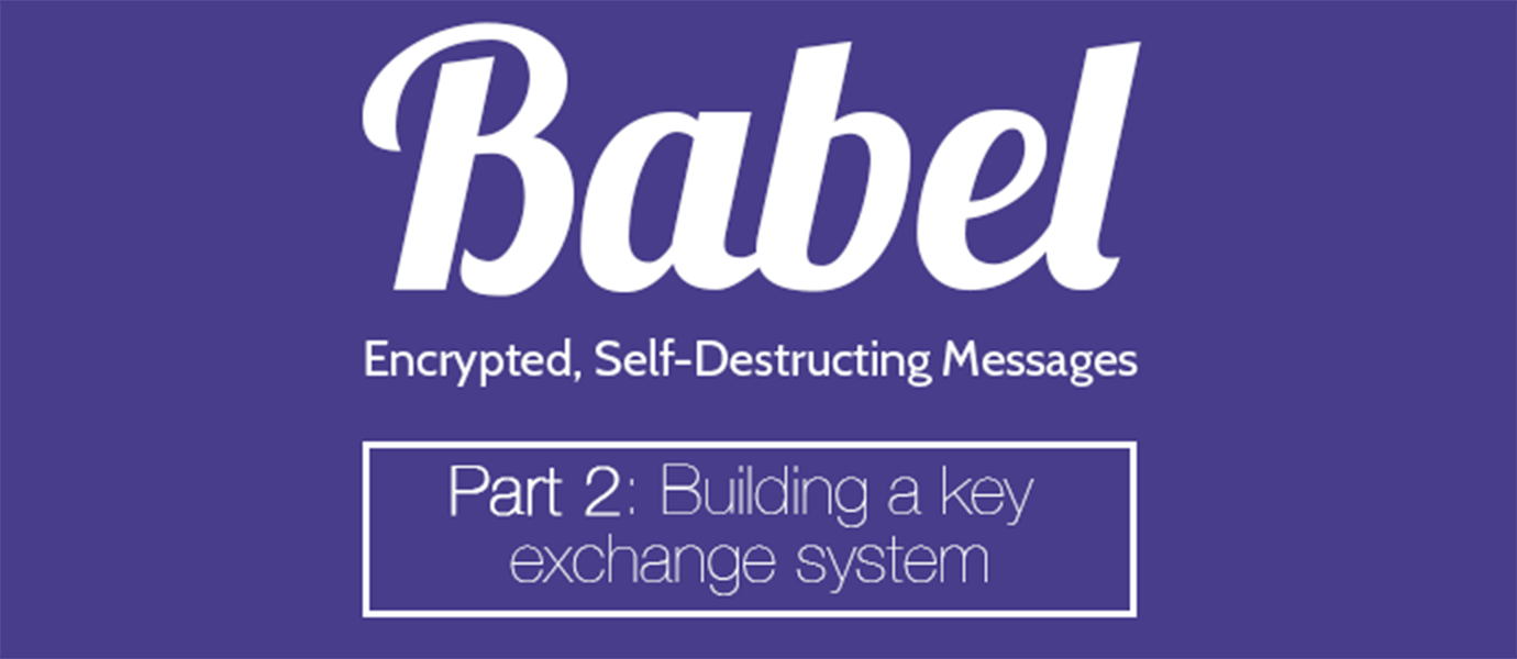 Build: Key Exchange System for Encrypted Messages