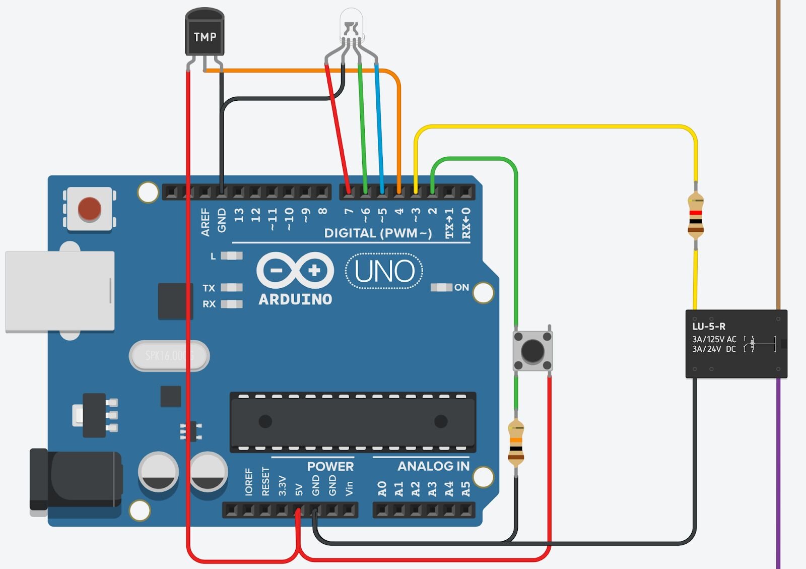 Small Circuit Diagram for Arduino