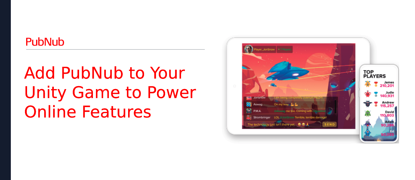 PubNub Powers Online Features in Unity Games