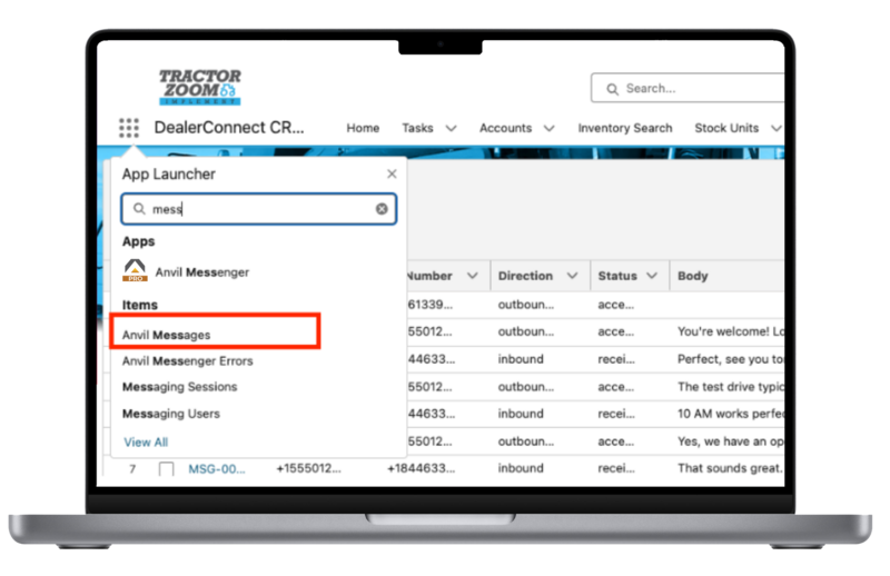 desktop view of Anvil Pro Trade Assessments