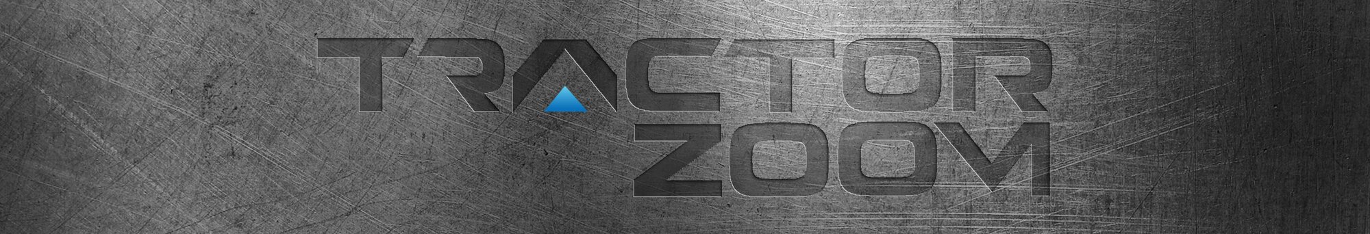 Tractor Zoom logo on steel background