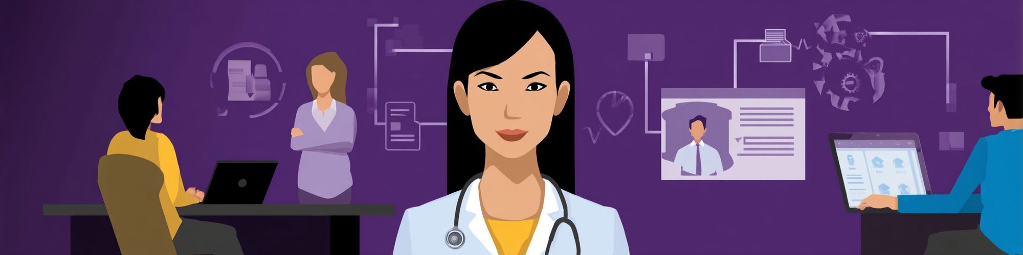 image depicting healthcare onboarding software process