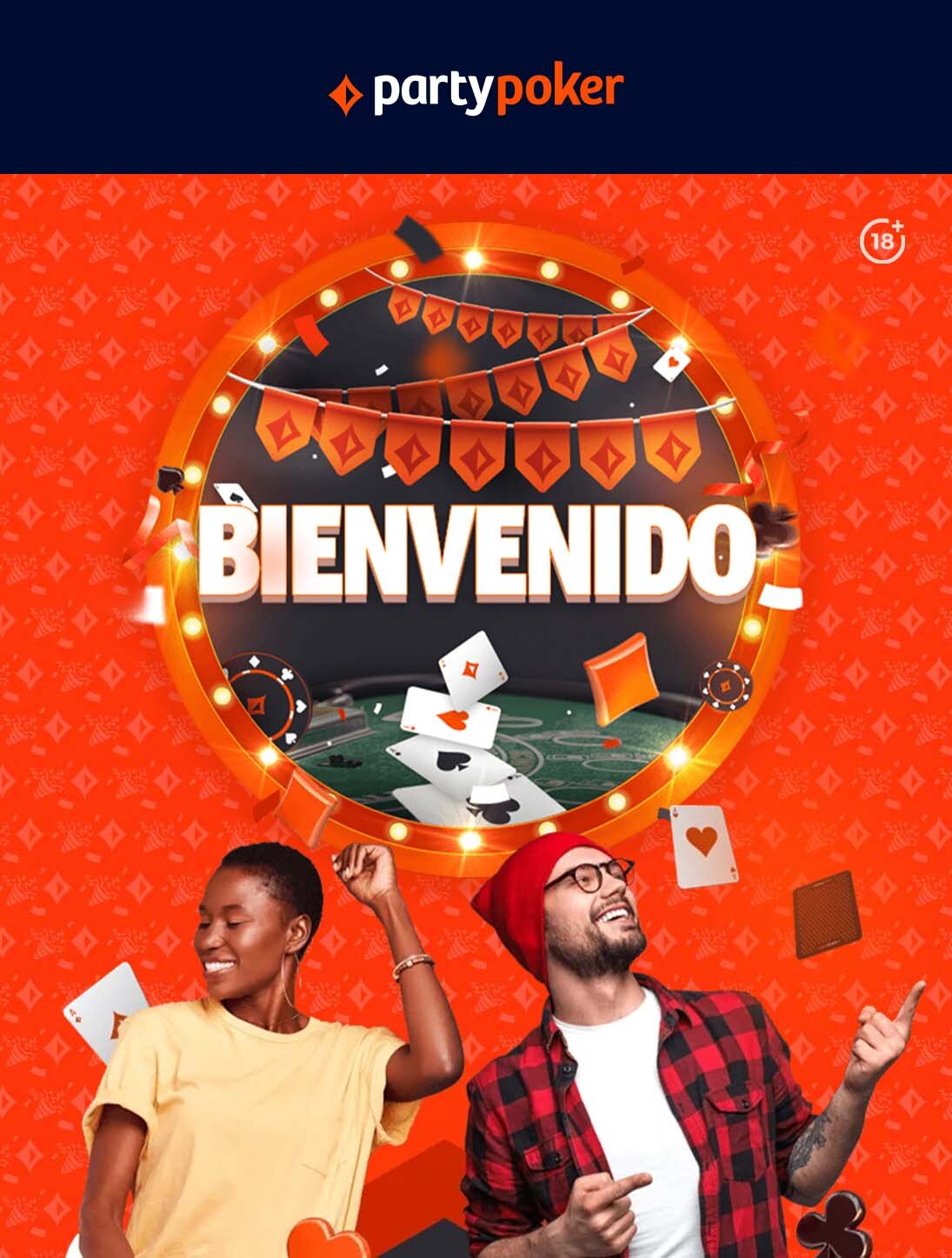 ¡Bono del 100% hasta 200 € en partypoker.es