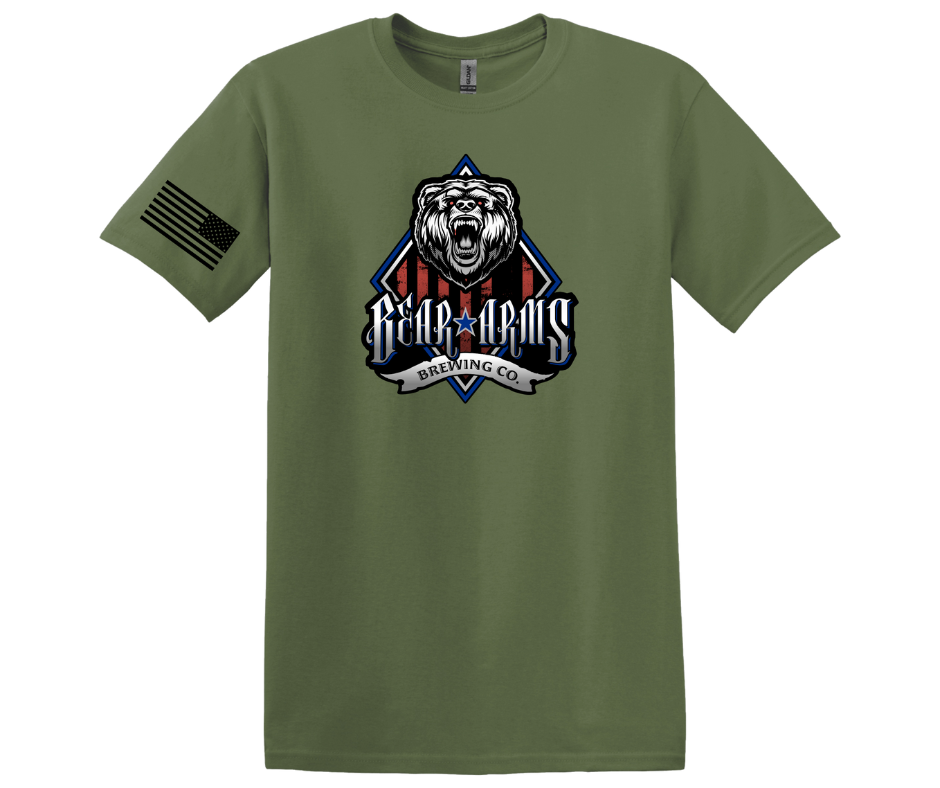 Bear Arms T-Shirt Olive-Drab