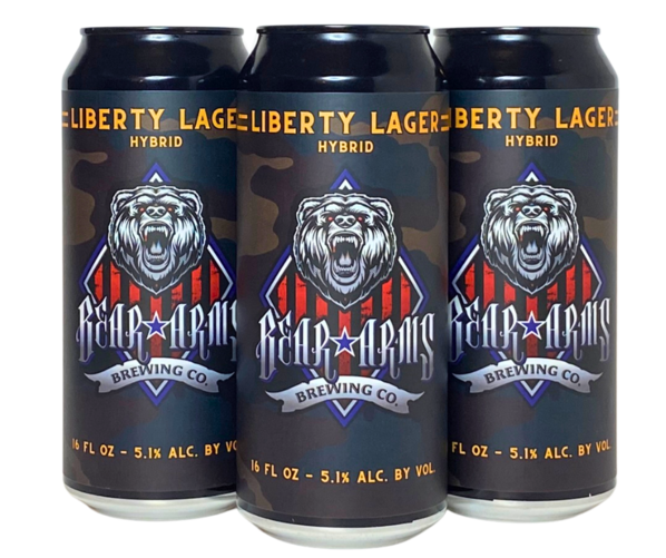 Three Liberty Lager Stock Photo