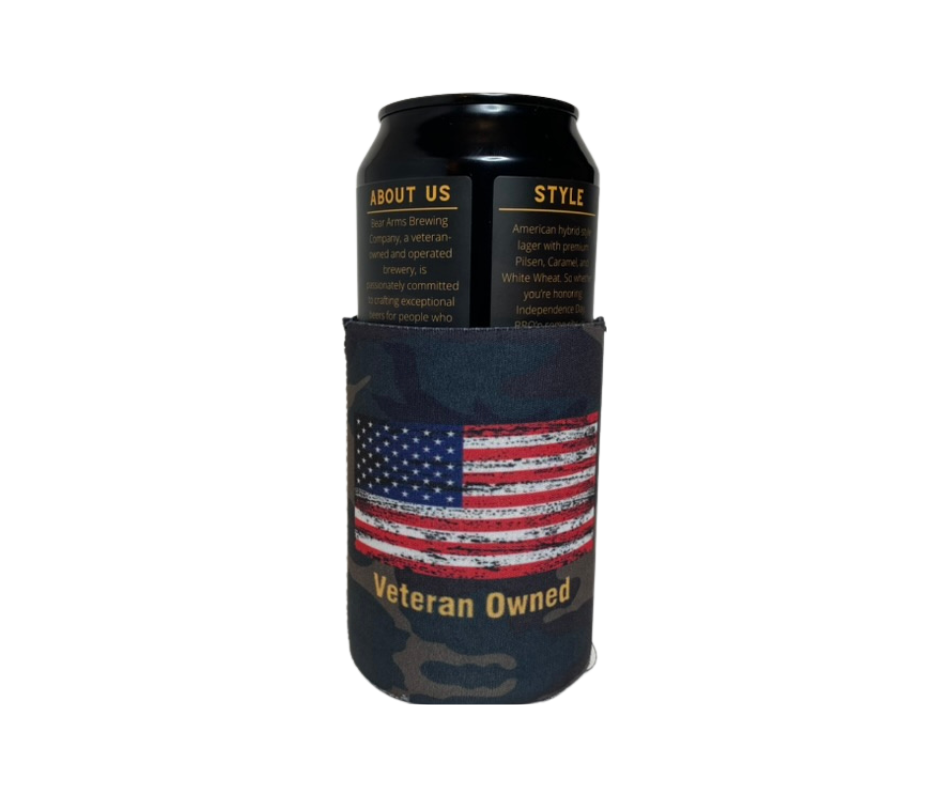 Bear Arms Brewing Company Koozie Back