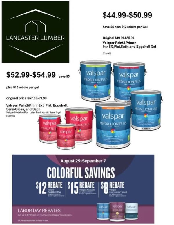 Lancaster Lumber Promo