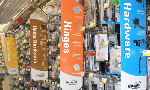 Paint cans with a color palette