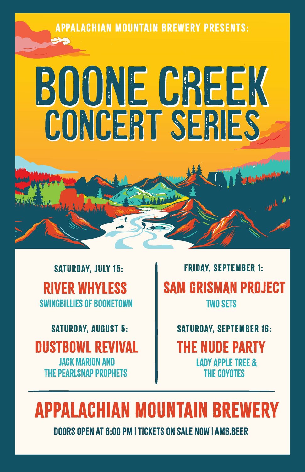 Boone Creek Concert Series - The Nude Party w/ The Coyotes and Lady Apple Tree