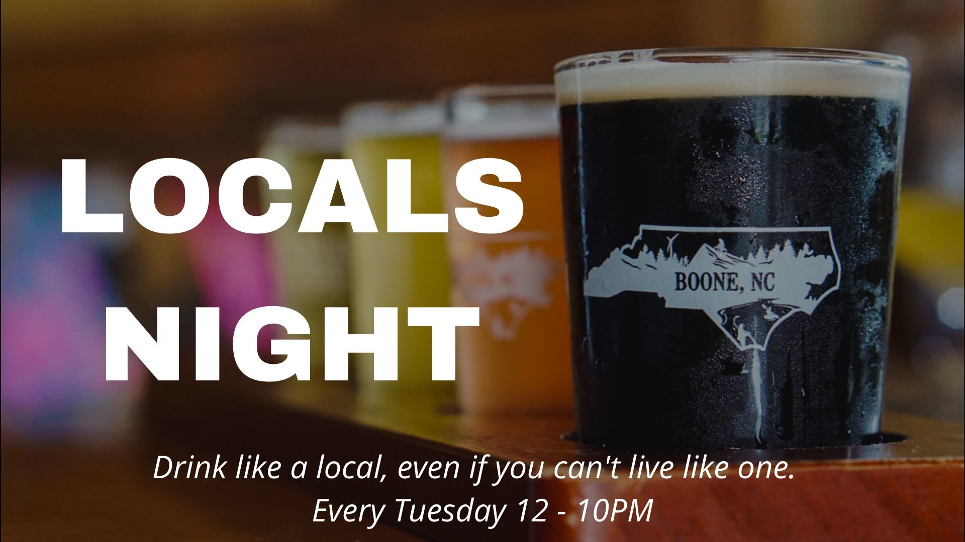Local's Night- Boone