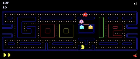 Google Tricks - Pac Man