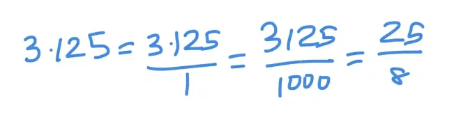 How to turn decimals into fractions