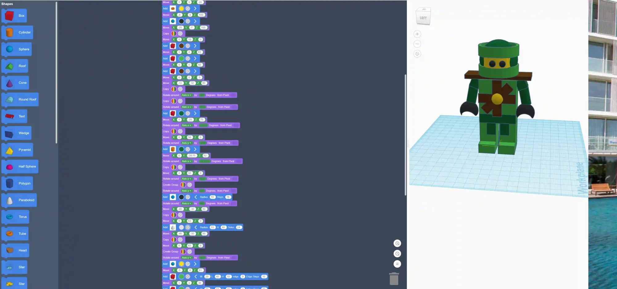 TinkerCAD Code Blocks