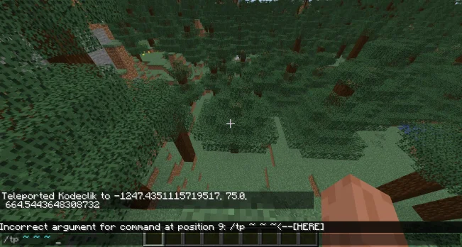 How to teleport in Minecraft