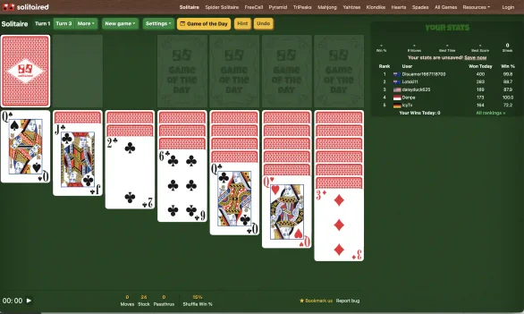 Google Tricks Solitaire