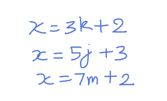Chinese remainder theorem