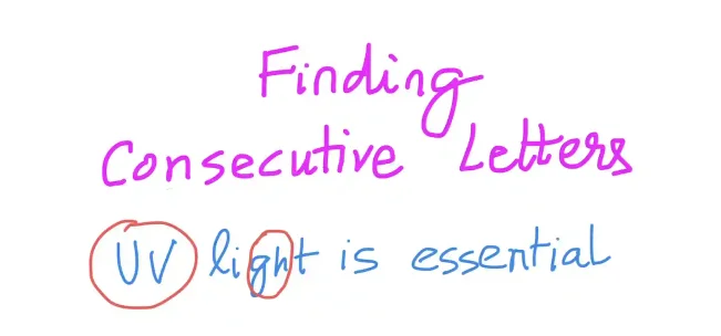 Finding consecutive letters in a Python string