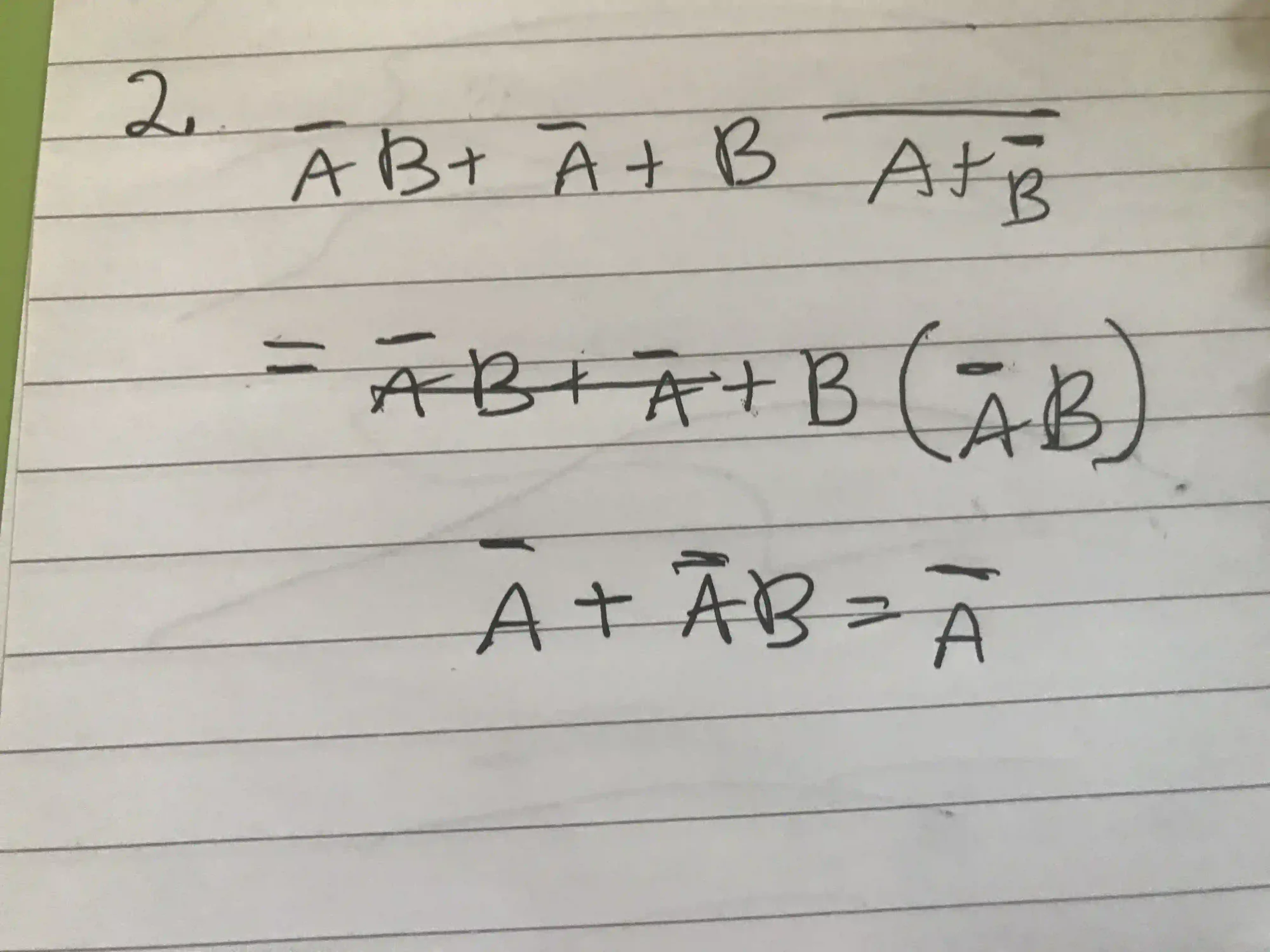 ACSL Elementary Boolean Algebra