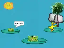 Scratch frog animation