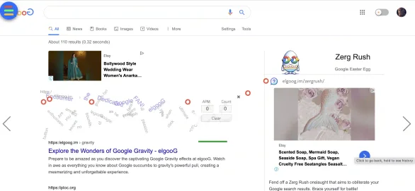 Google Tricks Zerg Rush