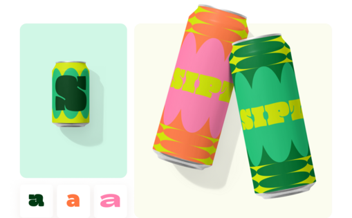 Two soda cans