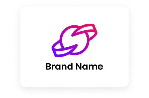 purple minimalist planet logo