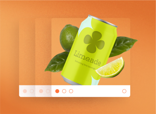 Lemonade soda can