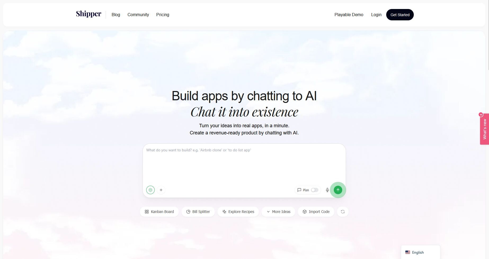 Shipper.now Landing Page