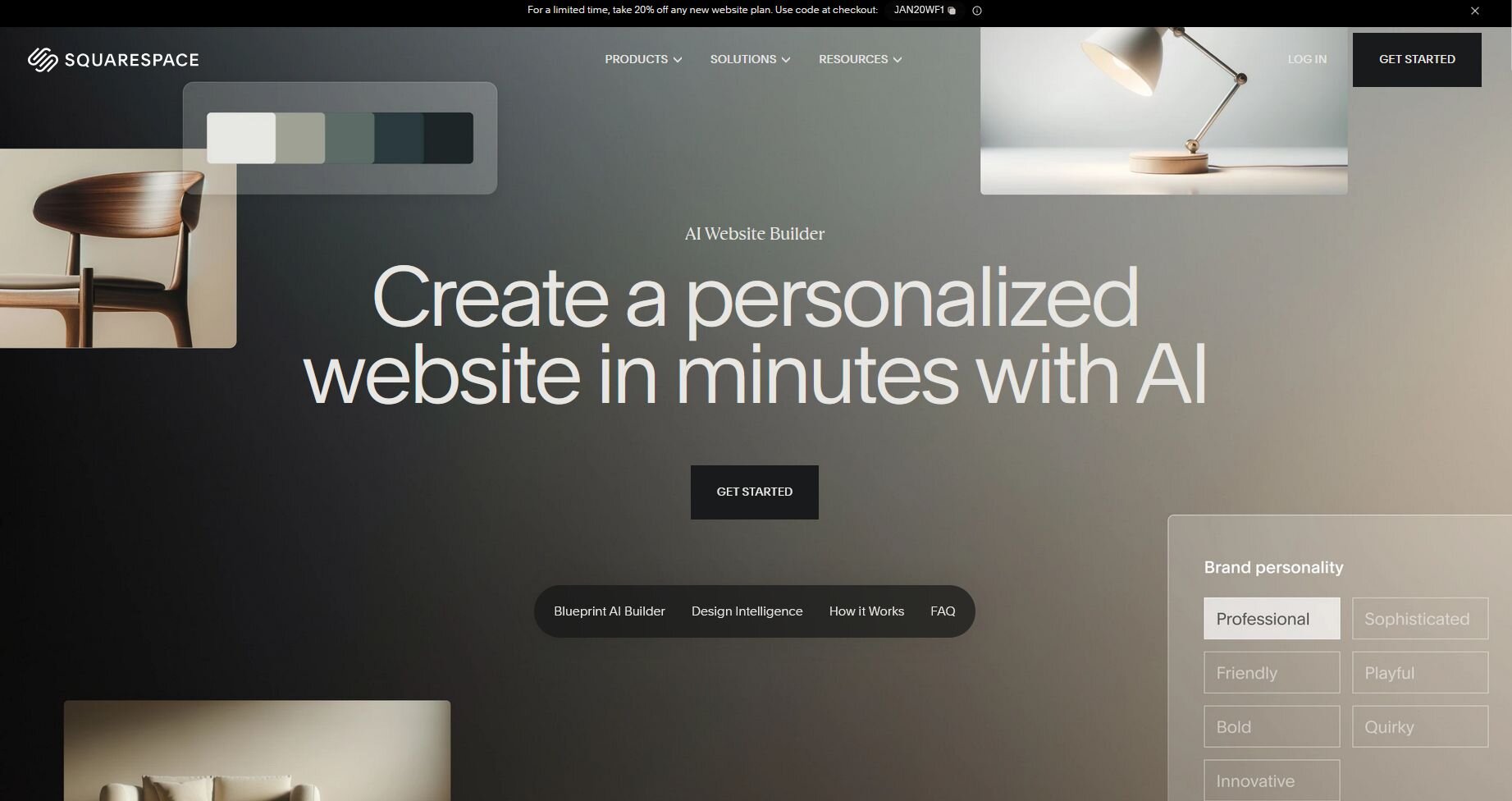 Squarespace Landing Page