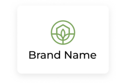round green leaf logo