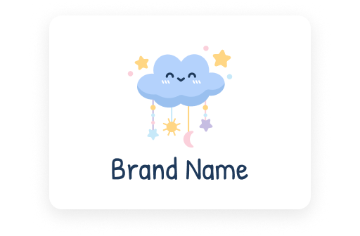 cartoon cloud logo