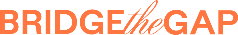 Bridge the gap logo