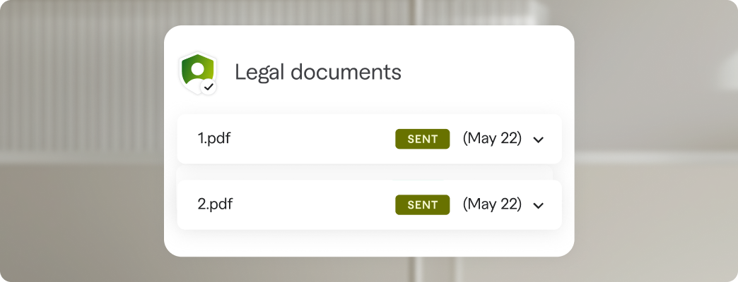 Send the documents to your freelancer