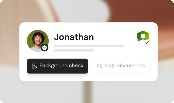 Request a background check through Fiverr Pro