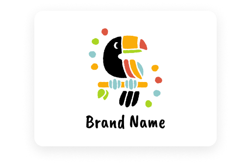 playful parrot logo