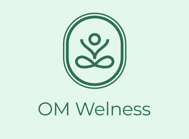 wellness brand logo design with montserrat font