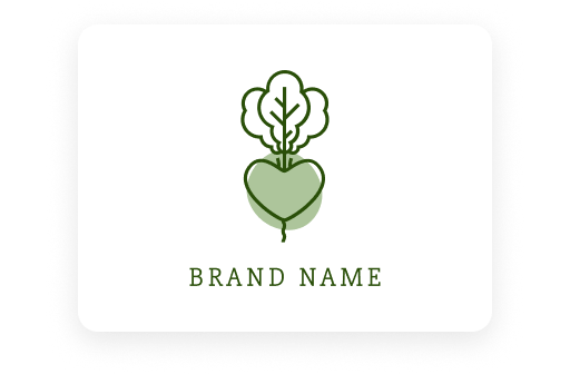 green heart plant logo