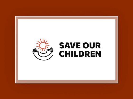 Save our children logo
